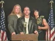 DX staged a mock press conference to